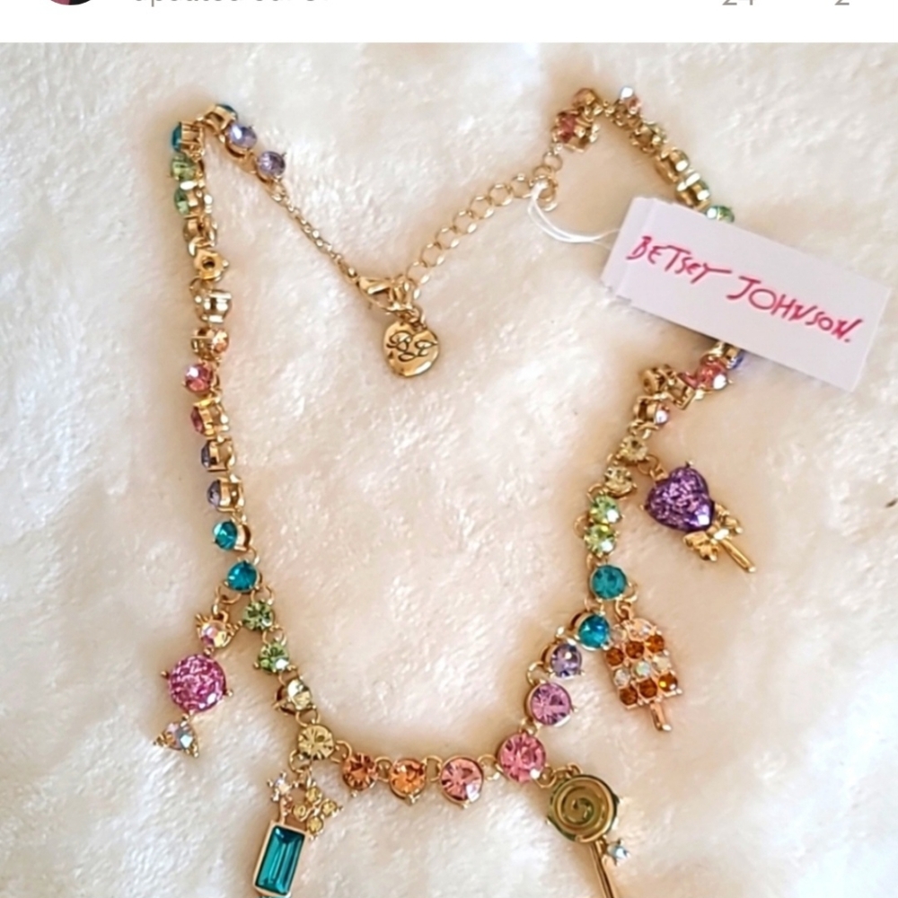 Betsy Johnson candy necklace